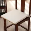 Almofada de cadeira de esponja alta elástica almofada de cadeira de linho almofada de tatami almofada espessa de cadeira de escritório chinesa almofada de cadeira de jantar para casa