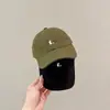 Boné de Baseball Bordado Estilo Coreano Ins para Crianças Meninos e Meninas, Chapéu Casual Versátil para Bebês, Chapéu de Primavera e Outono para Meninos