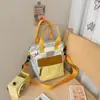 Nueva Bolsa Cruzada de Hombro Única Deportiva para Viajes Infantiles Ligera Portátil de Colorido Bloqueo Tendencia Estilo Coreano Diseño para Exteriores
