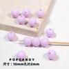 Cuentas Redondas de Colores Accesorios para Joyería DIY Cuentas Sueltas Hechas a Mano Arcoíris Color Completo Crema 10mm Accesorios para Pulseras Collares Cuentas