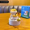 Figurita de Resina Gato Tai de Jengibre Original Baimao Muñeca Creativa Exquisita Alivio del Estrés Decoración de Escritorio para el Hogar