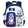 Aolang nueva mochila escolar de jardín de infantes con diseño de avión espacial de dibujos animados ultraligera reducción de carga protección de la columna vertebral para niños antipérdida mochila escolar para niños