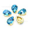Taladro de garra de diamante de cristal K9 de alta calidad 10*14mm taladro flash gota de agua taladro de vidrio Taladro de mano con garra dorada Accesorios DIY