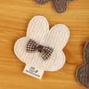 En Stock Atmósfera Otoño e Invierno Color Té con Leche Conejo Oso Mariposa Pendientes DIY Accesorios para el Cabello Accesorios Materiales