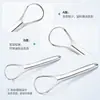 Raspador de Lengua Multifuncional Juego de Tres Piezas Cepillo de Lengua de Acero Inoxidable Aliento Fresco Herramienta de Limpieza Bucal Dropshipping