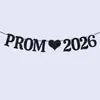 Banner de Decoração de Cena de Festa com Glitter Dourado Prom2025 Guirlanda de Ano Novo 2026 Venda Direta da Fábrica Produto Transfronteiriço