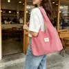 Bolso de Hombro a Cuadros Fresco y Sencillo Estilo Ins para Mujer, Bolso de Axila Casual de Gran Capacidad, Bolso Tote para Estudiantes para el Trayecto Diario