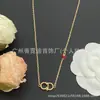 Nueva colección de collares marca D/marca Dior, disponible exclusivamente para comercio electrónico transfronterizo, productos nuevos con etiquetas originales, collar de nariz de cerdo CD al por mayor
