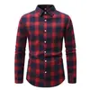 Novedad Primavera y Otoño Serie de Halloween Impresa en 3D Camisas de Manga Larga de Moda para Hombre Estilo Hawaiano Más Vendidas en Europa y América