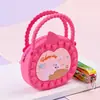 Bolsa de silicona pionera anti-roedores bolso cruzado de dibujos animados para niños bolso para monedas educativo lindo de niña al por mayor
