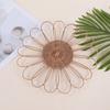 DIY Palha Vietnamita Feito à Mão Rattan Acessórios de Joalheria Personalizado Moda Casa Pendentes de Parede Fabricante Atacado