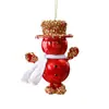 O novo pingente de PC de árvore de Natal vermelha pintada da Shengyuan para decorações de Natal DIY e penduricalhos de janela está disponível para atacado.