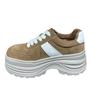 Aumento de Altura ~ Otoño/Invierno 2025 Nuevo Estilo Zapatos Casuales para Personas Bajas Suela Gruesa de 8 cm Moda Casual para Mujer Zapatos de Plataforma de Gamuza para Entrenamiento