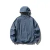 Sudadera con capucha de punto gofre IZEXX para hombre, media cremallera, otoño, ciclismo al aire libre, senderismo, montañismo, camiseta deportiva de manga larga para mujer