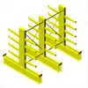 Estantes Cantilever Tubo cuadrado Tubo redondo Placa Perfil de aluminio Almacenamiento de alta resistencia Estantes Cantilever de una y dos caras Estantes de tubos de acero