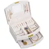 Portátil Collar Pulsera Empaque de Regalo Caja de Joyería Caja de Almacenamiento para Colgantes de Joyería Caja de Empaque para Anillos Venta Directa al Por Mayor