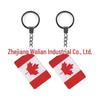 Comércio Exterior Chaveiro Decoração Placa de Carro Americana Placa de Alumínio Plástico Dupla Face Artesanato Personalizado Argola Fivela Folha de Bordo Canadense