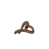 Clip de Agarre Medio Trenzado de Amor Frosty de 4.5 cm Clip Lateral Simple Todo Fósforo Transfronterizo Más Vendido Clip de Tiburón para Cola de Caballo Alta