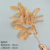 Flores Artificiais de Outono Salão de Casamento Cor Caramelo Flor Falsa Marrom Claro Fundo de Casamento Decoração Floral