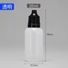 Botella gotero de plástico PE 5 10 15 20 ml Mililitro Botella para gotas de ojos Botella dispensadora de pigmento de tinta con tapa Botella pequeña para medicinas