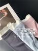 68.2% Lyocell Color Bloqueado Hongo Camiseta de Manga Larga Falsa de Dos Piezas para Mujer con Camiseta Base Otoño 2025