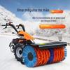 Varredor de neve multifuncional varredor de neve propriedade máquina de arremesso de neve empurrada à mão dirigindo proteção ambiental comunidade estufa remoção de neve equipamento