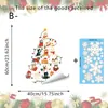Decorações de Natal, adesivos eletrostáticos para vidro, animais fofos celebrando o Natal, adesivos de janela de árvore de Natal, criando uma atmosfera festiva de Natal, decorações de janela, presentes