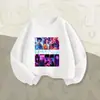 Sudadera Infantil Sencilla y Elegante, Top de Manga Larga, Ropa Infantil de Marca Moderna, Sudadera Casual, Suéter de Cuello Redondo