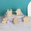 Enfeites de Artesanato de Madeira em Branco Ornaments de Natal Fofos de Madeira para Graffiti DIY Infantil Lascas de Madeira para Graffiti Transfronteiriço