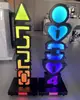 Soporte Luminoso para Copas de Cóctel Bar Ktv Soporte Creativo de Hierro para Copas de Vino Carga Un Portavasos