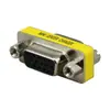 P519 Conector Plug Fêmea para Fêmea VGA 15 furos Cabo de Extensão de Vídeo para Computador TV Cabeça Retilínea
