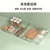 Caja de Almacenamiento con Cajones Estilo Japonés Incorporada para el Hogar Plástico Transparente Organizador de Compartimentos de Cocina Organizador de Papelería para Estudiantes