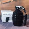 Taza de Agua Creativa Transfronteriza, Taza de Cerámica, Taza de Café de Granada, Taza de Porcelana con Tapa, Taza de Café con Relieve Estilo Militar Caja de Regalo