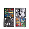 Mini Juego de Go Magnético para Niños y Estudiantes de Primaria, con Piezas Magnéticas, Tablero de Damas Dos en Uno