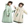 Impermeables Infantiles Personalizables con Estampados de Logo para Niños y Niñas, Ponchos de Lluvia Impermeables para Estudiantes de Primaria con Ala Grande para Proteger Contra la Lluvia Fuerte