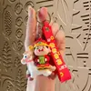 Chaveiro Pingente Boneco Cabeça de Leão Dança do Leão de Guangdong Tendência Nacional Ornamentos de Franja Festivos de Ano Novo Ano do Cavalo Pequeno Presente