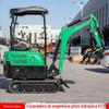 Escavadeira hidráulica HT20 exportada para a Rússia 2 toneladas pequena escavadeira de engenharia Hightop
