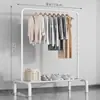 Simples Dormitório Interno Móvel Secagem de Roupas Cabide de Secagem de Roupas de Chão Doméstico Quarto Pendurado Dobrável Haste Única