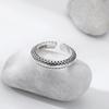 Anillo de escamas de dragón de plata esterlina 925 al por mayor para hombre y mujer, anillo de boca viva, dedo índice, plata tailandesa retro, moda nacional, joyería de personalidad
