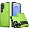 Adecuado para Funda de Teléfono Móvil Samsung S26Ultra, Cubierta Deslizante con Billetera para Tarjetas Ranura para Tarjetas S26, Funda Protectora S26Plus, Estilo Coreano