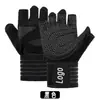 Guantes de Fitness Mkas, Guantes Deportivos Transpirables Resistentes al Desgaste de Media Dedos Extendidos para Equipo de Barra, Levantamiento de Pesas y Deportes de Levantamiento de Hierro Protección de Manos
