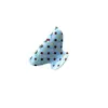 Material PVC Ponto Azul Presilha de Garra Toque de Luxo Coque na Parte de Trás da Cabeça Presilha Tubarão Estilo Coreano Temperamento Presilha de Ponto Azul para Rabo de Cavalo