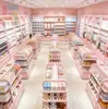 Prateleiras Especializadas para Lojas de Mãe e Bebê, Expositores para Produtos de Maternidade e Bebê, Armários de Ilha em Madeira Maciça, Prateleiras de Exposição de Chão para Produtos de Bebê