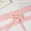 Tela de cinta de pana de lunares cinta de cinta DIY lazo accesorio para el cabello sombrero lunares embalaje corbata