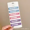 Pinza para el Cabello con Flequillo Nuevo 2026 para Mujer Estilo Coreano Pinza Recta para Flequillo Delgado Pinza de Alto Nivel para el Lado Accesorios para el Cabello Pasador
