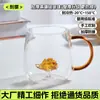 Vaso de Vidrio con Forma de Animal Tridimensional, Resistente a Altas Temperaturas, Asa de Colores, Transparente Dibujo Animado Lindo para el Hogar, Vaso de Vidrio de Borosilicato al por Mayor