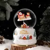 Bola de Nieve Automática Bola de Cristal Decoración del Hogar Carrusel Caja de Música, Exquisita Caja de Música como Regalo de Cumpleaños para Niños