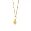 Colar com Pingente de Aço Inoxidável Europeu e Americano Transfronteiriço Borboleta Baleia Tartaruga Feminino Ins Luxo Leve Moda Corrente de Clavícula Ouro 18K