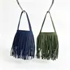 Colgante para bolso de mano mini con borla de gamuza y cierre magnético, accesorio de nicho, decoración de bolso pequeño, charm para bolso, colgante para llaves