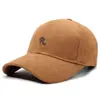 Gorra de Béisbol Bordada con Letras Aoteng para Mujer, Nuevo Estilo de Invierno, Gorra Versátil de Pico de Pato para Adelgazar el Rostro, Sombrero de Sol de Pana para Hombres Modernos